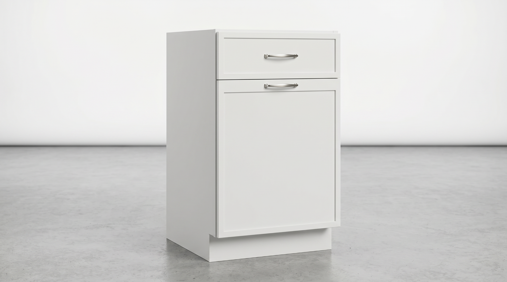 Slim Shaker Collection in Dove White